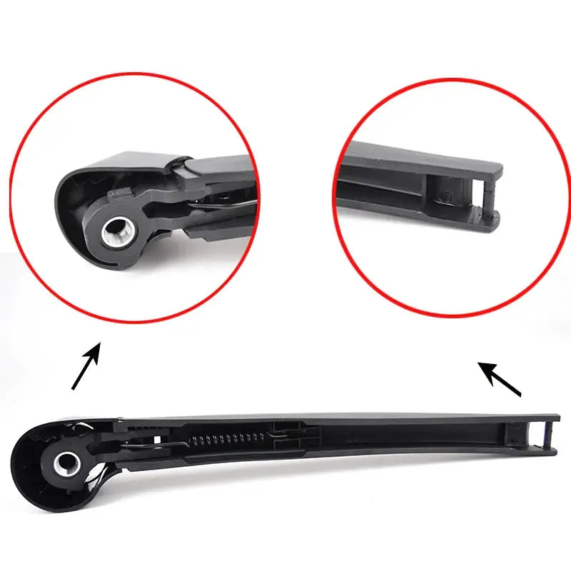 Misima 11" Rear Window Wiper Windshield Windscreen Wiper Blade Arm Set For Seat Leon MK2 2005 2006 2007 2008 2009 2010 2011 2012 by InterCyprus Trading Ltd
