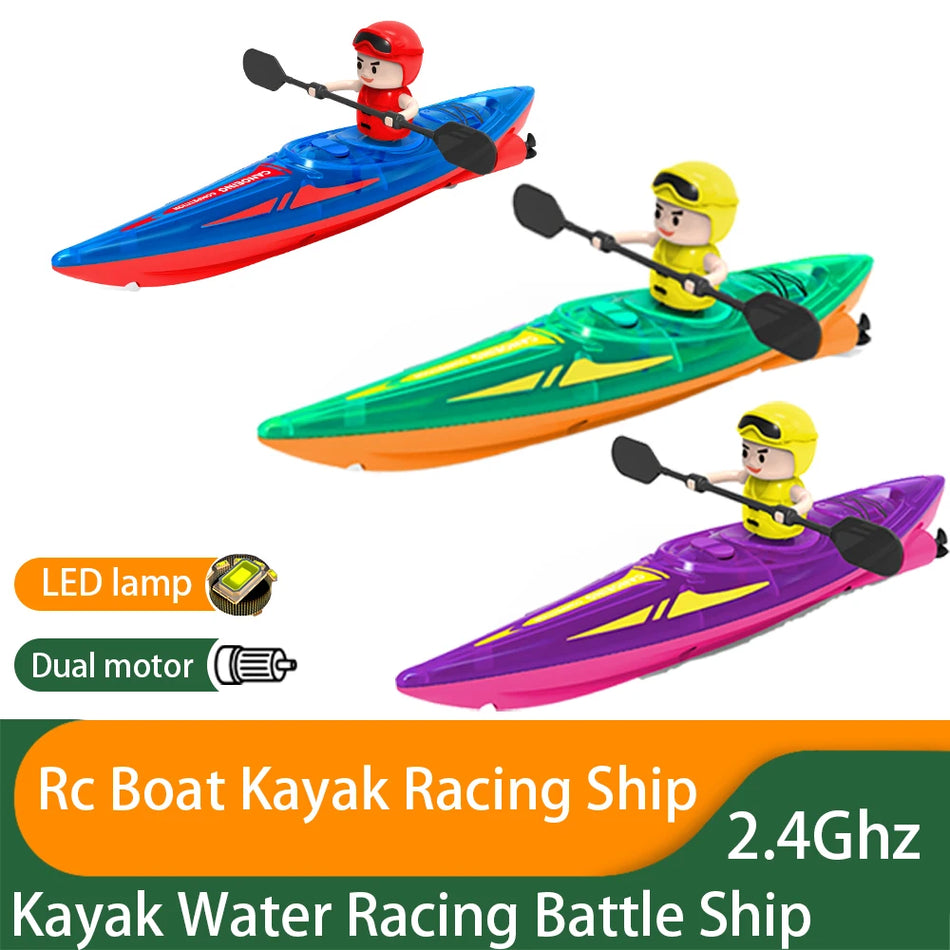 RC Boat Kayak 2.4GHz Paddle Remote Control Boat &ndash; Waterproof