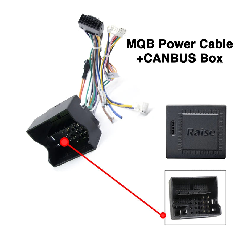 VW Android 16Pin Power Cable Adapter&ndash; MQB CanBus Compatible Cable with Canbus