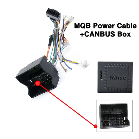 VW Android 16Pin Power Cable Adapter&ndash; MQB CanBus Compatible Cable with Canbus