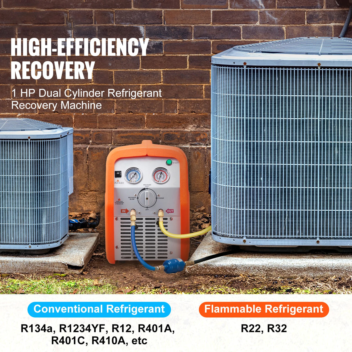 SucceBuy Portable Refrigerant Recovery Machine &ndash; Efficient