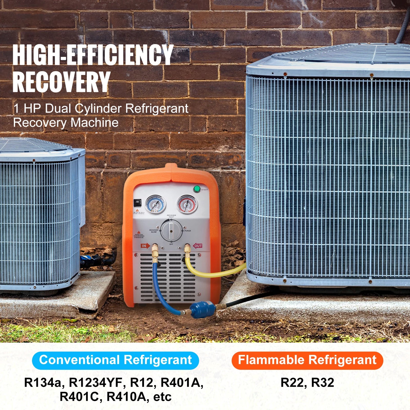 SucceBuy Portable Refrigerant Recovery Machine &ndash; Efficient