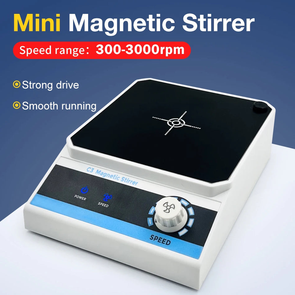2L Magnetic Stirrer Hot Plate &ndash; Wide 300 to 3000 RPM Range