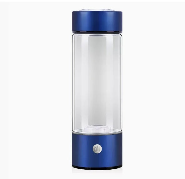 Hydrogen Water Bottle Ionizer &ndash; Rechargeable Health Cup Blue