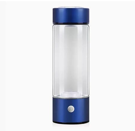 Hydrogen Water Bottle Ionizer &ndash; Rechargeable Health Cup Blue