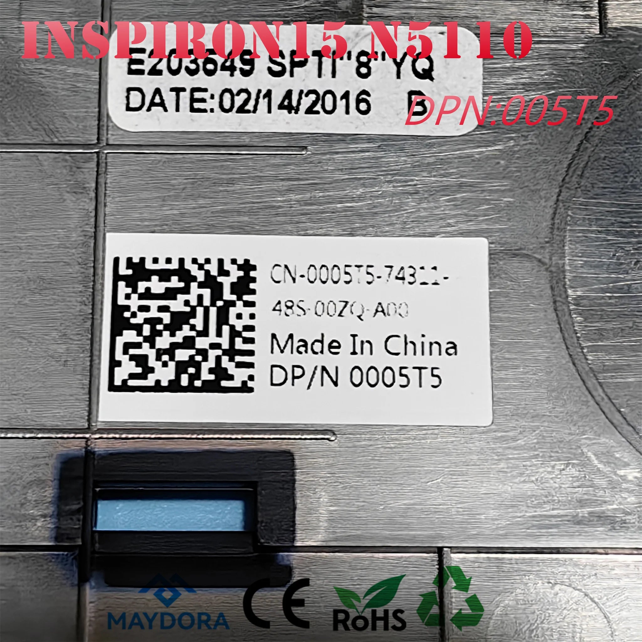 ORG Laptop Base for Dell Inspiron 15R N5510