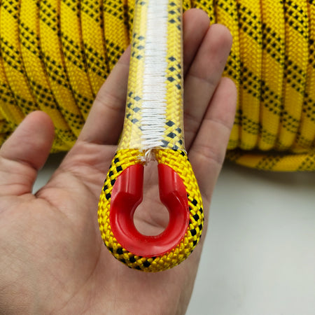 Climbing Rope 10mm 50m Outdoor Rock High Strength Static Survival Emergency Fire Rescue Safety Rope Cord Hiking Equipment