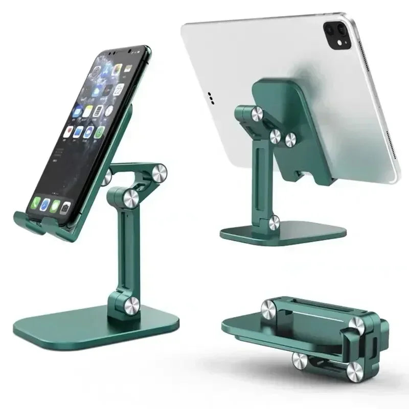 Desk Mobile Phone Holder Bracket Stand &ndash; Flexible Folding green