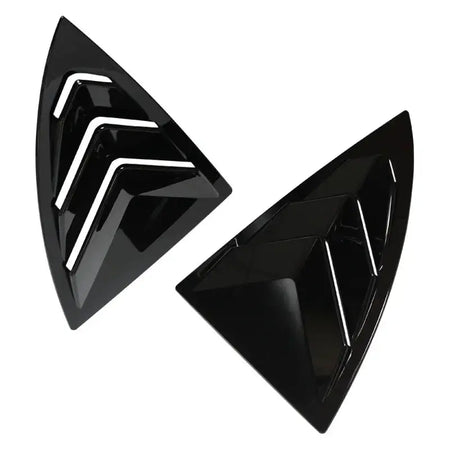 For Tesla Model Y 2019-2023 Rear Side Blind Window Rear Triangle Window Spoiler Louver Shutter Cover Accessories by InterCyprus Trading Ltd