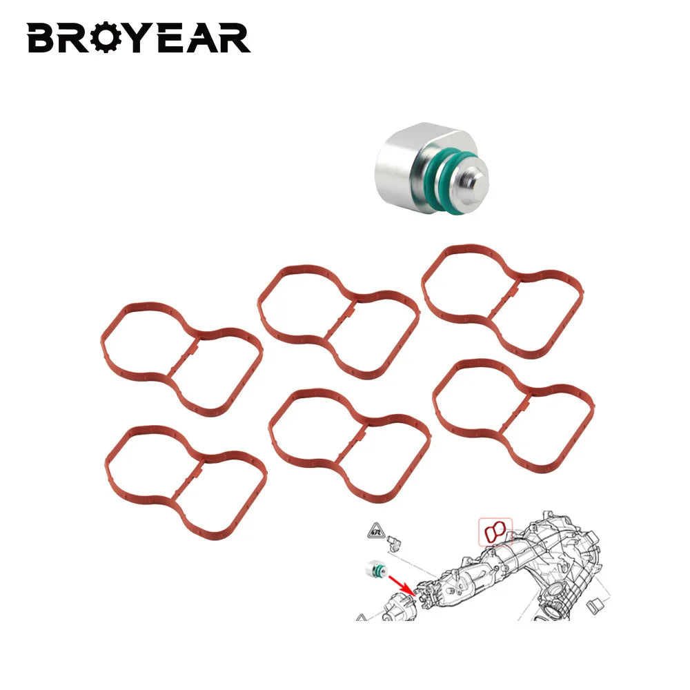 Aluminum Swirl Flap Repair Kit For BMW N57 E90 E91 E92 E93 F07 F10 F11 by InterCyprus Trading Ltd