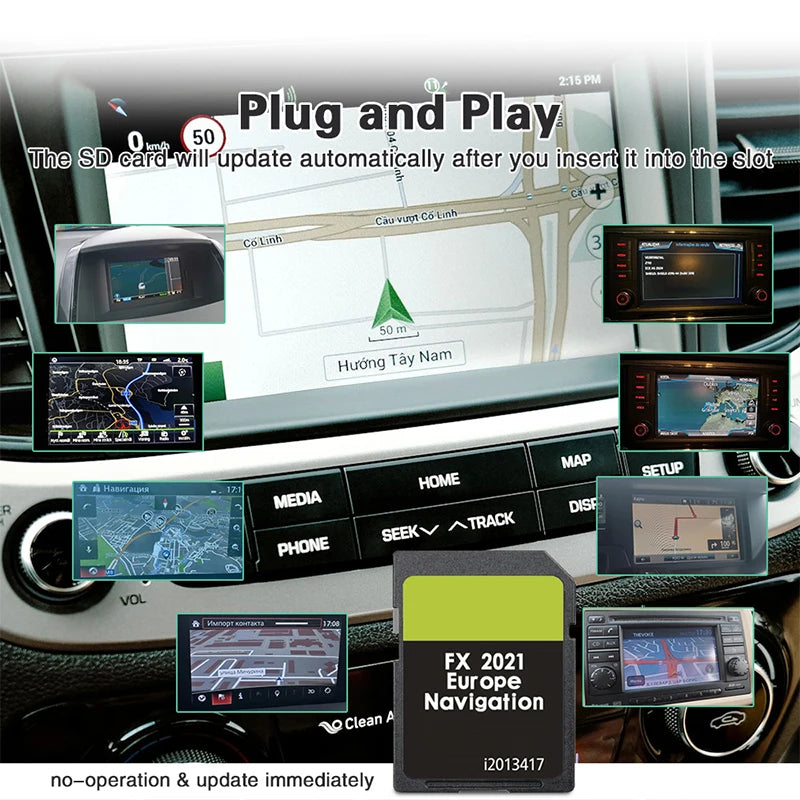 Ford FX 2021 Navigation SD Card Europa - High Speed Read