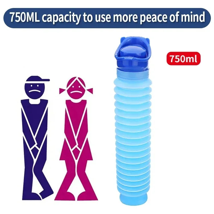 750ml Mini Toilet For Travel &ndash; Ultra Portable Urinal