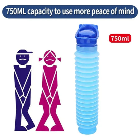 750ml Mini Toilet For Travel &ndash; Ultra Portable Urinal