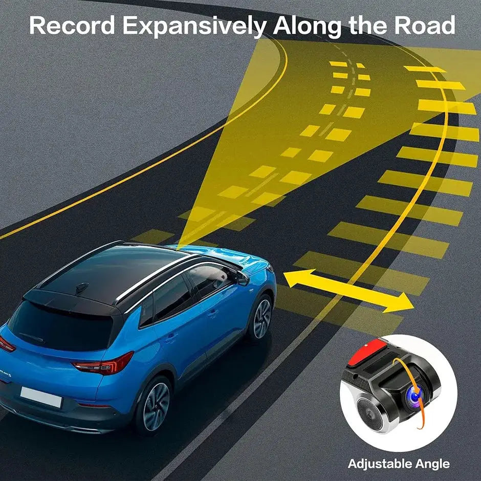 Full HD Dash Cam Android Player With ADAS LDWS Voice Alarm Recording by InterCyprus Trading Ltd