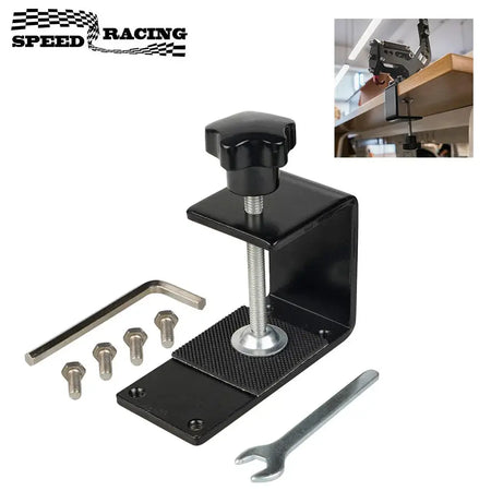 PC USB Handbrake Clamp Fixed Bracket For SIM Racing Games G29/G27/G25 T300 T500 (ONLY Clamp) by InterCyprus Trading Ltd