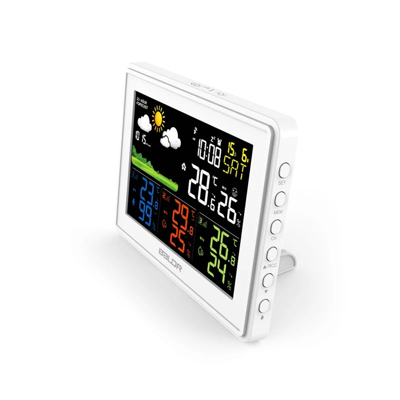Baldr Wireless Color Weather Station &ndash; 3 Forecast Sensor