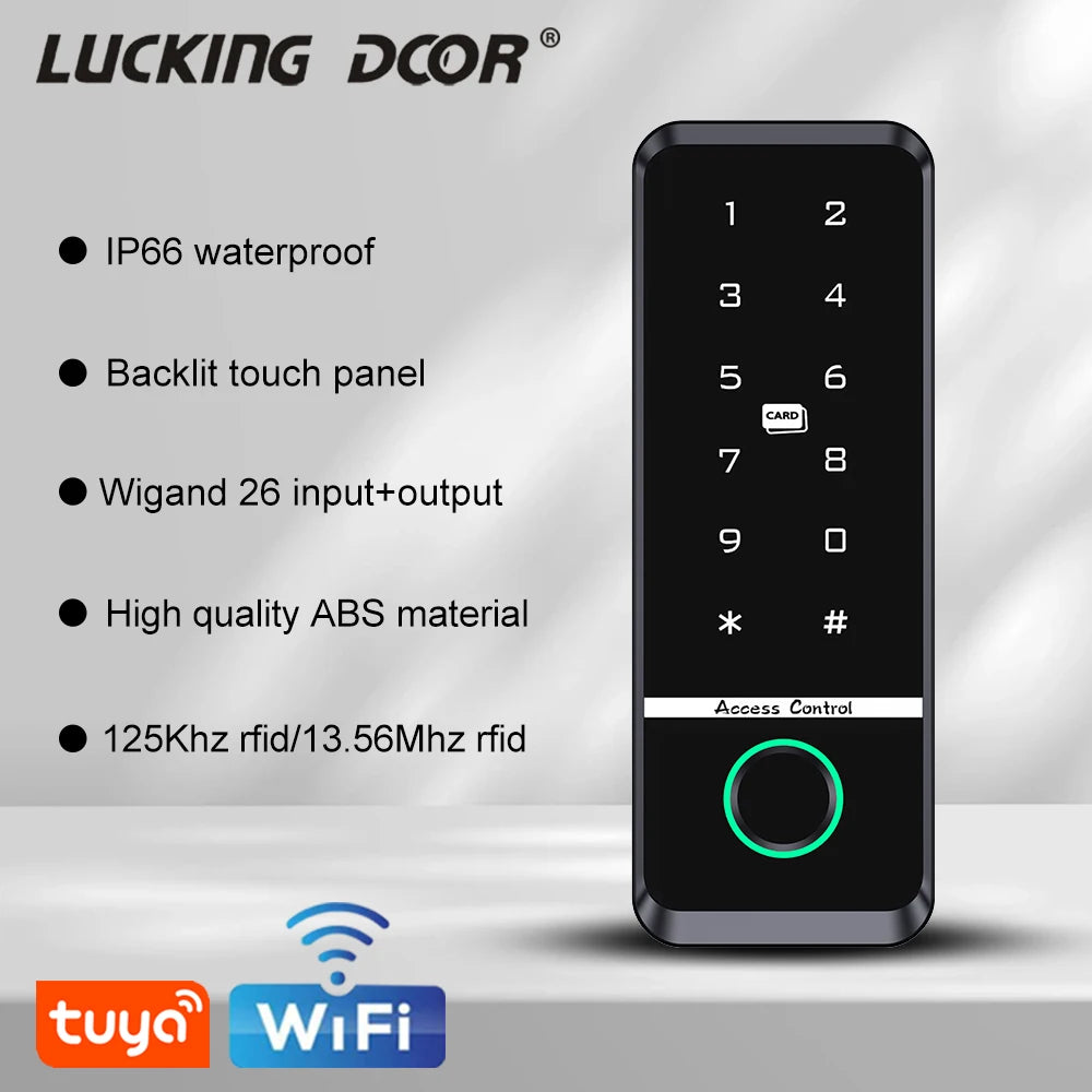 TF108/TF109 Tuya Fingerprint Lock &ndash; Waterproof Keyboard