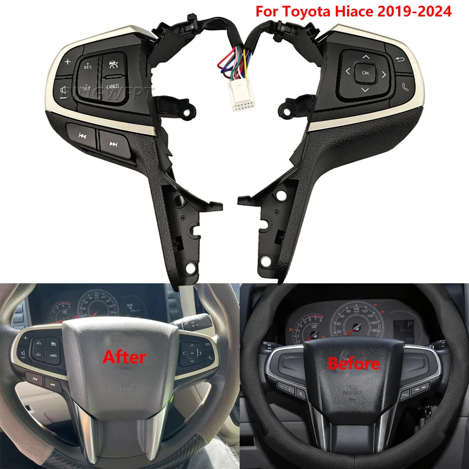 Lenkradknopf ABS für Toyota Hiace 2019-2024 Tempomat
