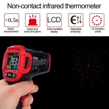 HT650 Infrared Thermometer &ndash; Non Contact IR Temp Meter