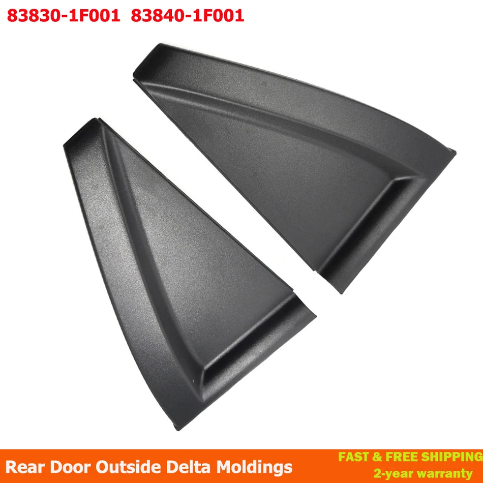 Recubrimiento exterior de puerta trasera negro para Kia Sportage 2005-2010 83830-1F001