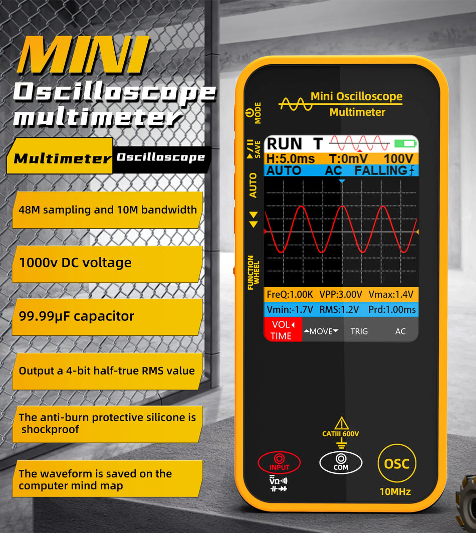 Multimètre Numérique BSIDE Oscilloscope Résistance Tension