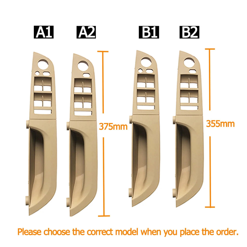 Panel de recubrimiento del tirador del reposabrazos delantero izquierdo del conductor BMW Serie 3 E90 E91 PC ABS