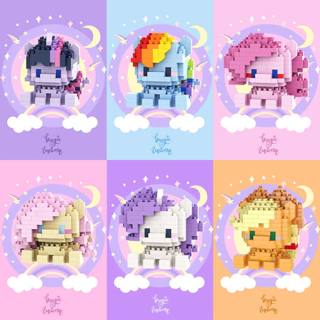 Twilight Sparkle My Little Pony Micro Building Blocks - Equestria Girls Cartoon Toys for Children