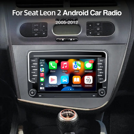 Car Radio For Seat Leon 2 05-12 LHD - CarPlay Android Auto