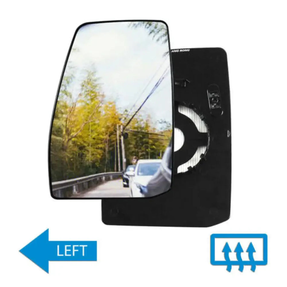 Mirror Glass for Ford Transit Custom 2012-2021 Left Hand Heated Convex Wing Mirror