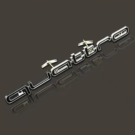 High-Quality 3D ABS Front Grille Emblem for Audi Quattro A3 A4 A5 A6 A6L A7 A8 Q3 Q5 Q7 S3 S4 S5 RS3 RS4 RS6 Badges