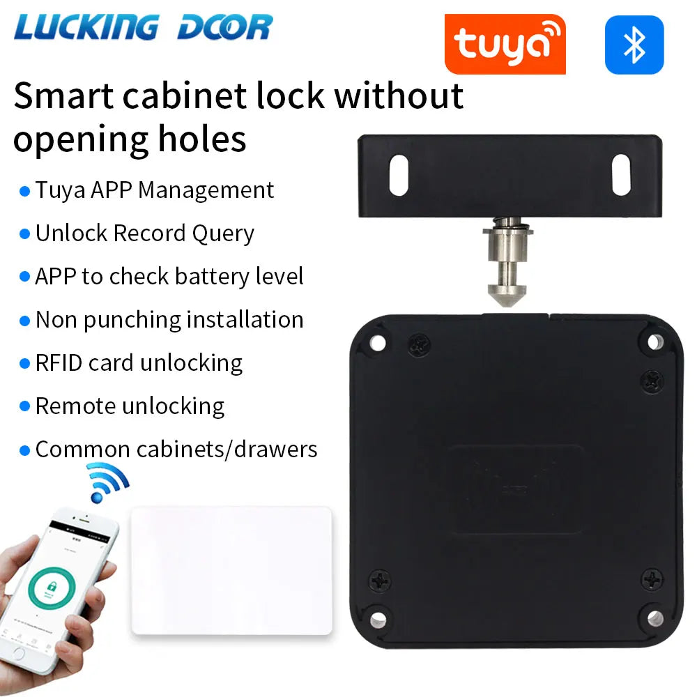 GS312-tuya - Hole Free Invisible Sensor Lock With RFID
