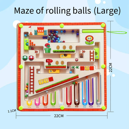 Children's Magnetic Maze Walking Ball &ndash; Enhances Concentration and Logic Skills DH