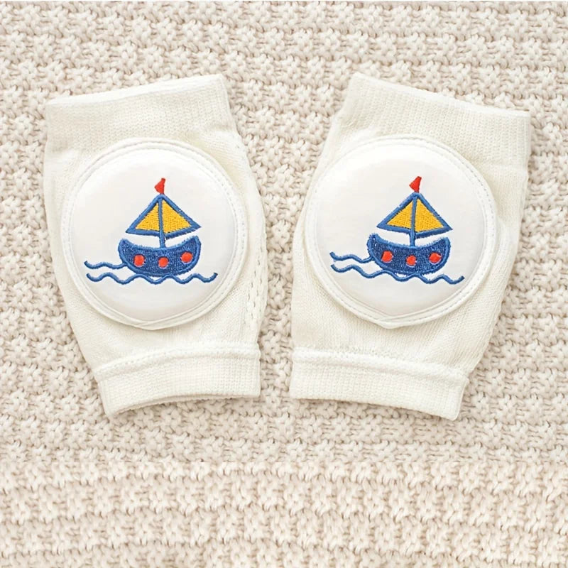 Baby Knee Pads &ndash; Ultra Lightweight Crawling Protection Sailboat / 0-4Y