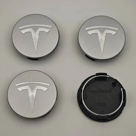 4 pcs/set suitable for Tesla Model 3 Y S X wheel center cap badge, modified wheel hub cap ABS 56mm Tesla original car wheel cent by InterCyprus Trading Ltd
