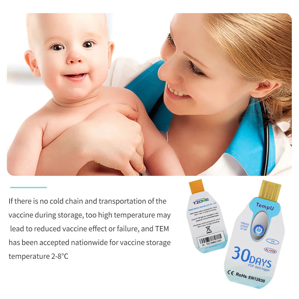 USB Temperature Data Logger &ndash; High Capacity 10000 Points