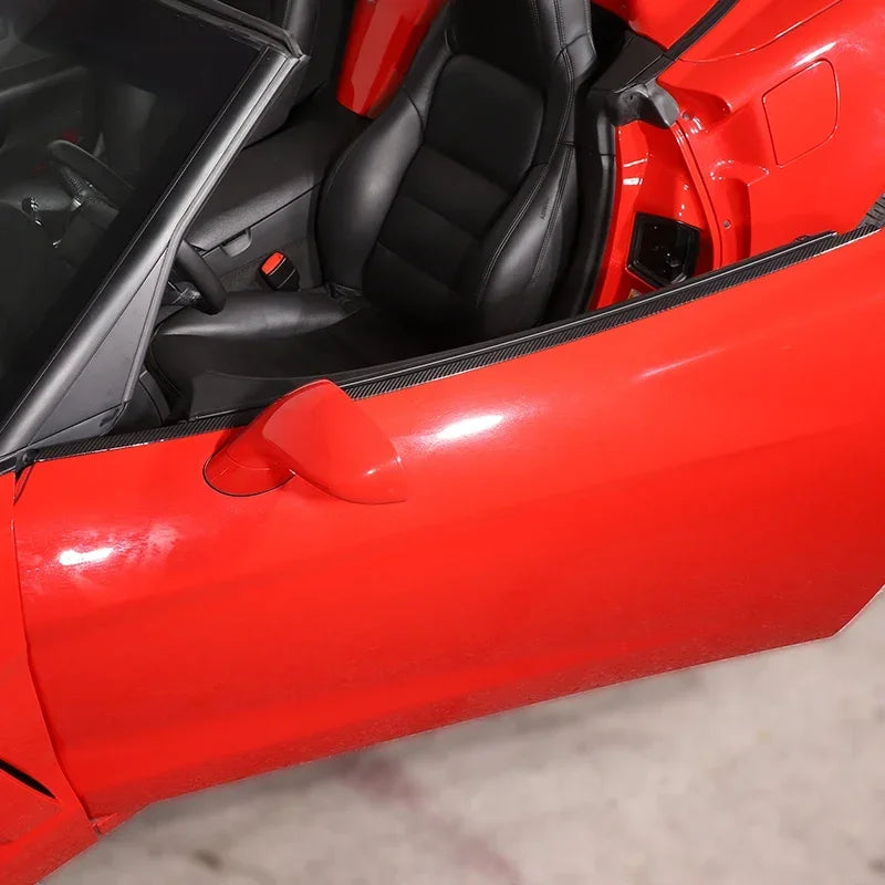 Corvette C6 Adesivo Esterno in Vera Fibra di Carbonio per Modanatura Finestrino