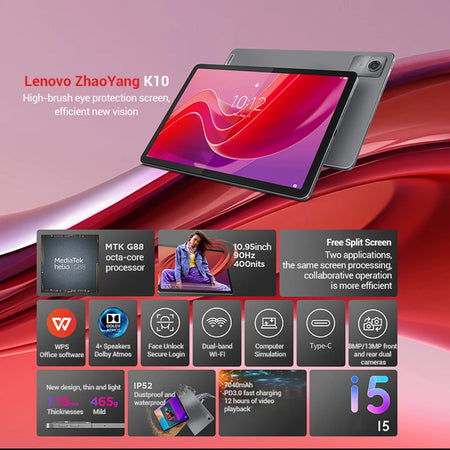 Lenovo Tab K10 M11 - 11 Inch 90Hz Display Android 13