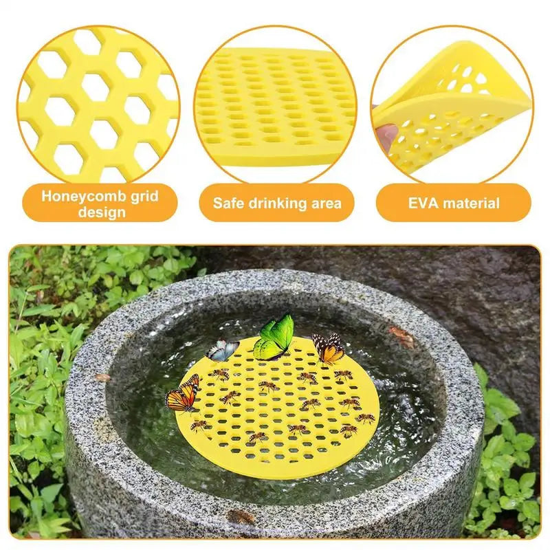 Floating Bee Island-Bee Waterer - Nontoxic Water Feeder