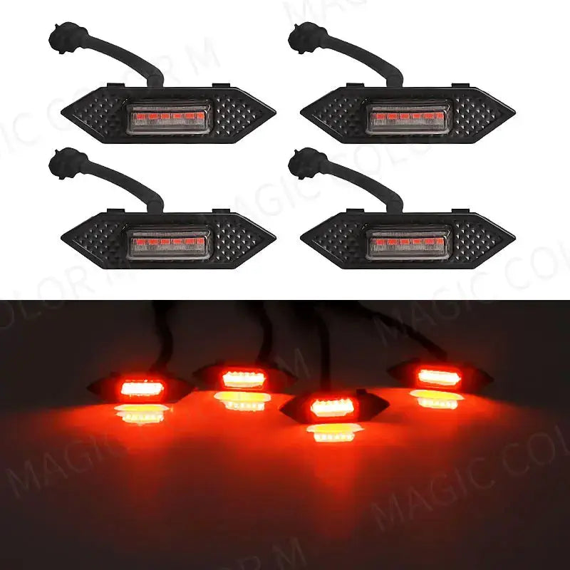 4PCS LED Grille Lights For Toyota RAV4 2019 2020 2021 2022 Front Grid Warning DRL Daytime Running Lamp Daylights Car Accessories by InterCyprus Trading Ltd