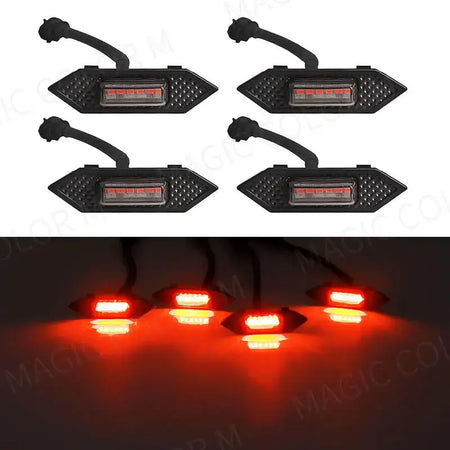 4PCS LED Grille Lights For Toyota RAV4 2019 2020 2021 2022 Front Grid Warning DRL Daytime Running Lamp Daylights Car Accessories by InterCyprus Trading Ltd