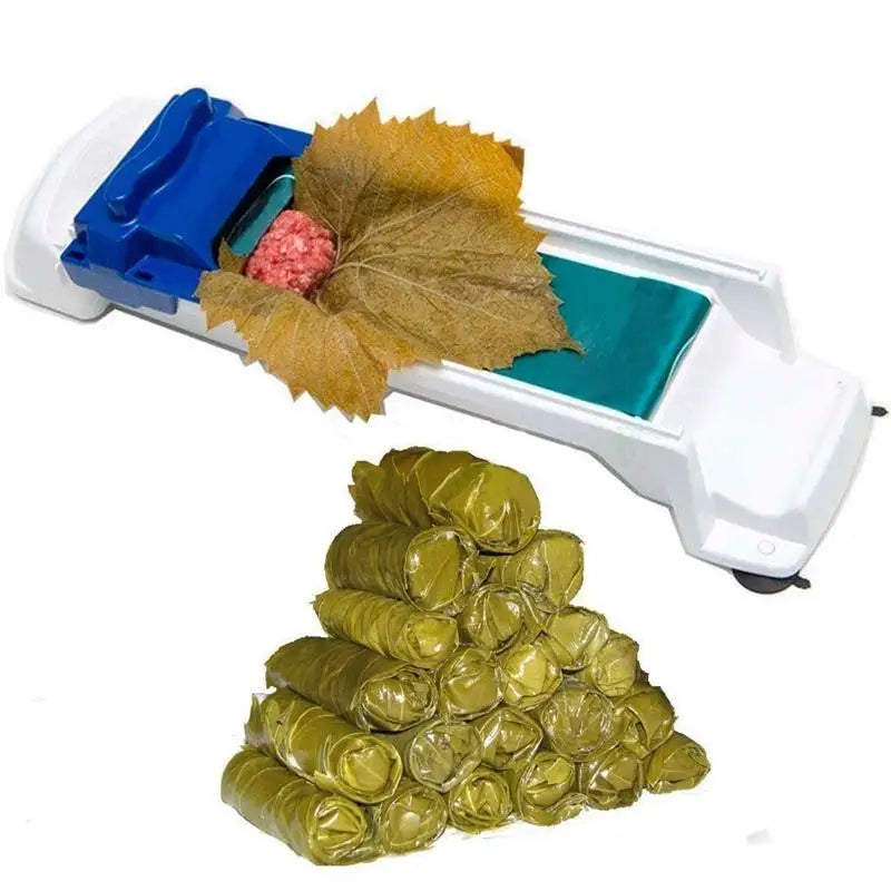 White and Blue Vegetable Meat Rolling Machine