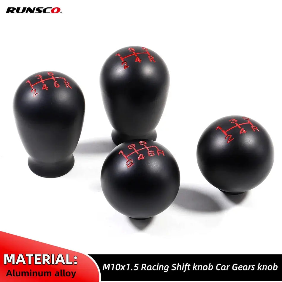 Aluminum Tear Drop 5-6 Speed Shift Knob for Honda Civic FK8 FL5 GD3 GK5 GE8 GR9 by InterCyprus Trading Ltd