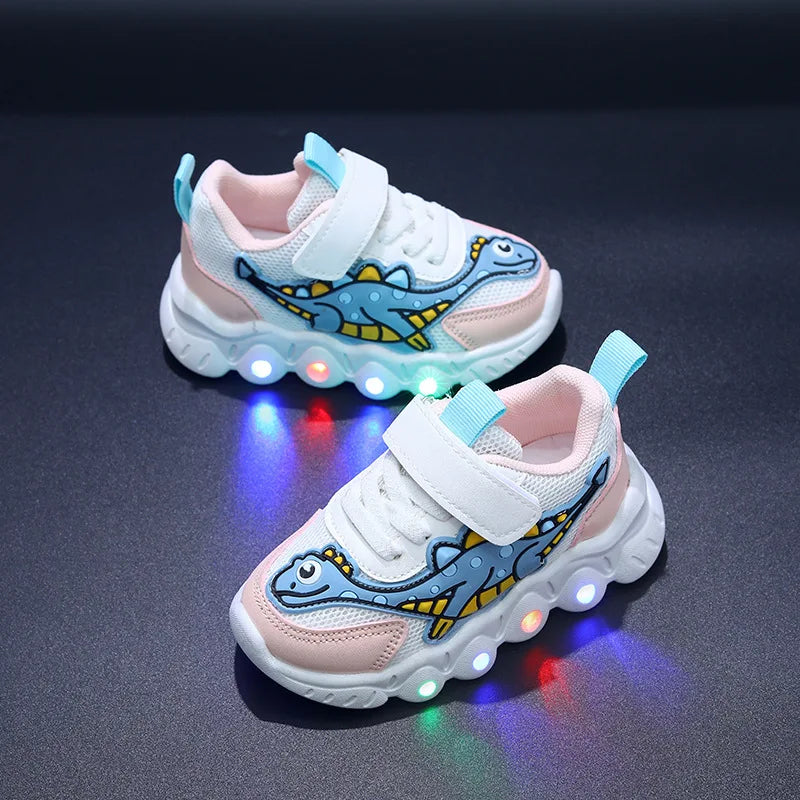 Luminous Breathable Sneakers for Kids - LED Light Up Non-slip Shoes