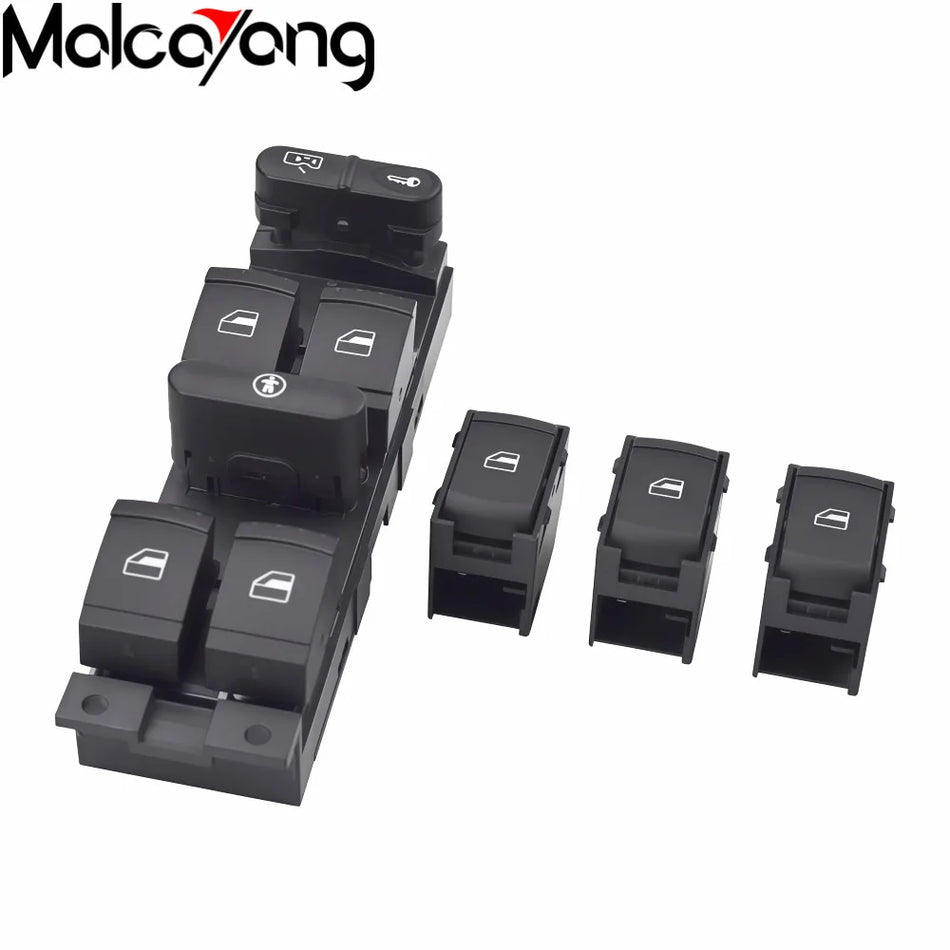 Interruptor de Ventana Eléctrica ABS para VW Passat B5 Bora Golf 4 MK4 León