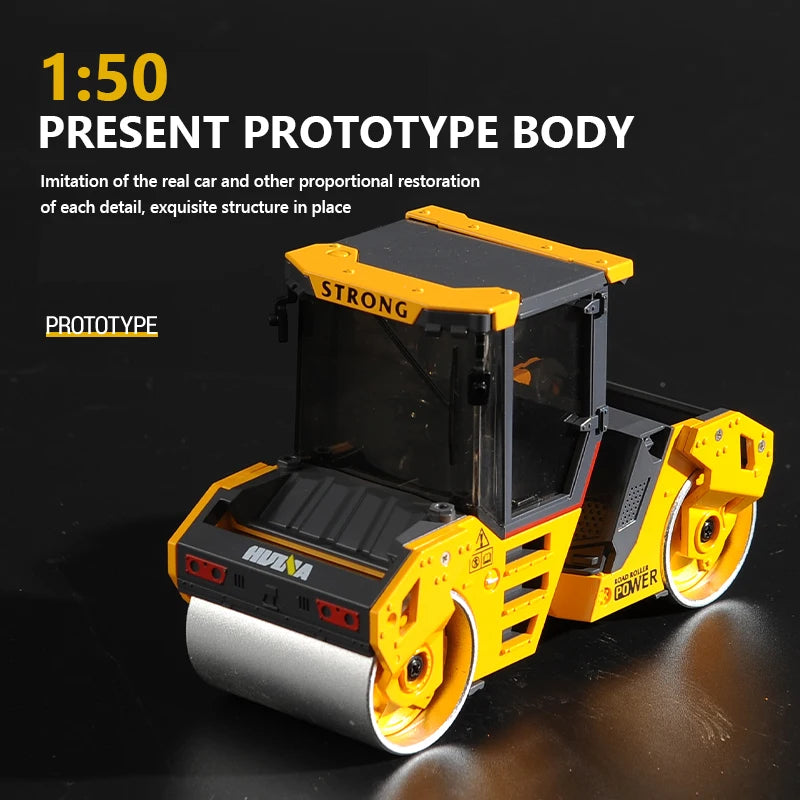 Huina 1:50 Lydinio Dviejų Ratų Volas Diecast Sunkvežimis