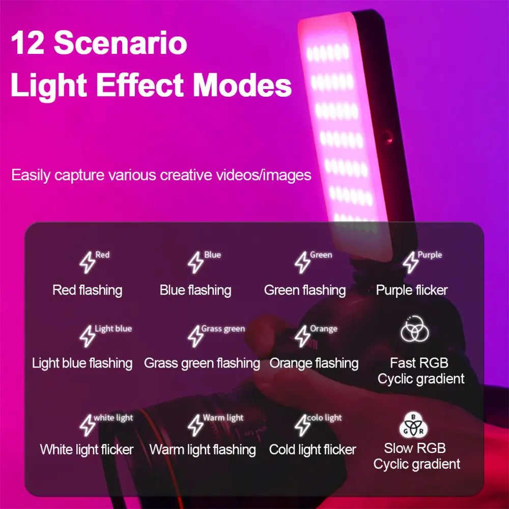 RGB LED Video Light for Smartphones