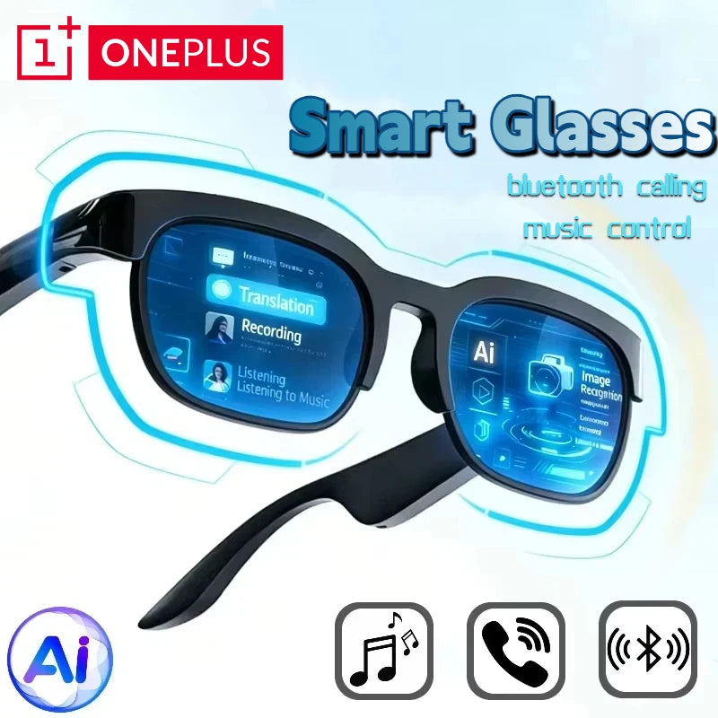 Gafas de Sol Inteligentes AI de Traducción con Música Bluetooth y Grabación