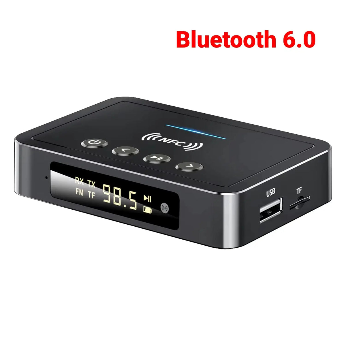 KEBIDUMEI NFC Bluetooth 6.0 Receiver Transmitter FM Stereo AUX 3.5mm RCA Optical Coaxial Wireless Adapter With Remote Control by InterCyprus Trading Ltd