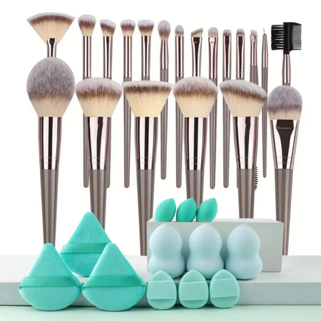 Professional Makeup Brushes Set - 3-20PCS Soft Fluffy Tools B GR