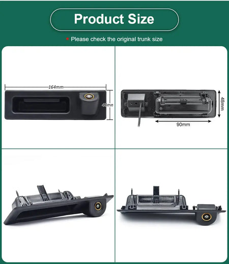 1080P Dynamic Trajectory Car Rear View Trunk Handle Camera For BMW 3 5 X1 X3 X4 X5 F10 F11 F25 F30 F31 E60 E61 E90 E91 E92 E93 by InterCyprus Trading Ltd